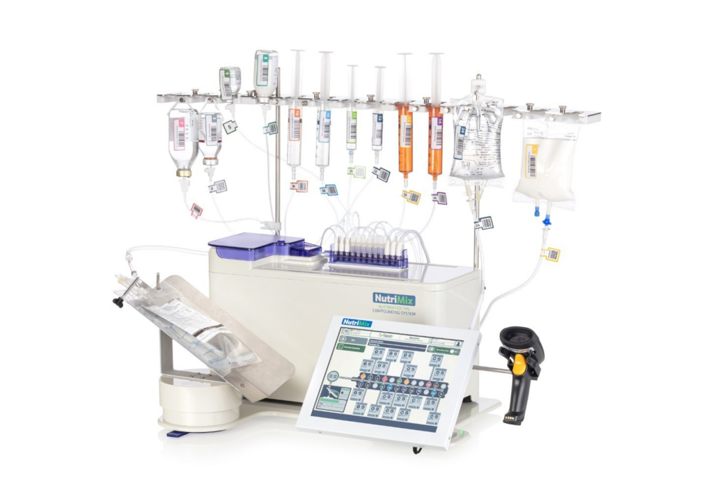 Sistema automatizado de preparación de Nutrición Parenteral Total (NPT)